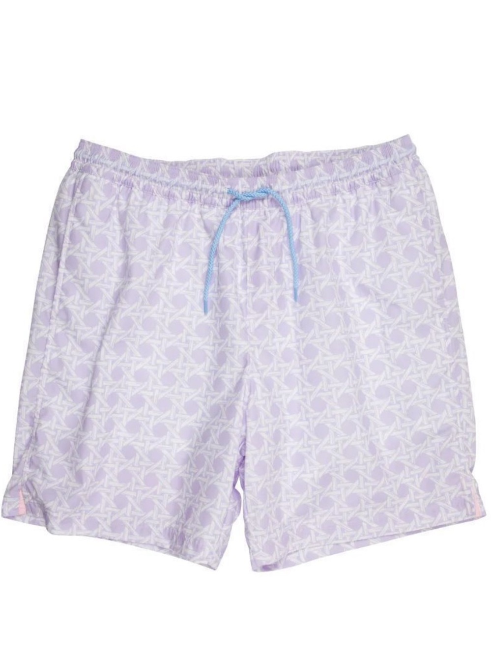 The Beaufort Bonnet Company Mens Lavender Ocean Club Cane Tortola Swim Trunks XL